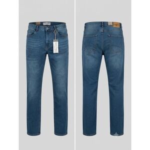 Smith & Mills Jeans Mens 36x30 Blue Sierra Denim SM-11000223 Stretch Straight